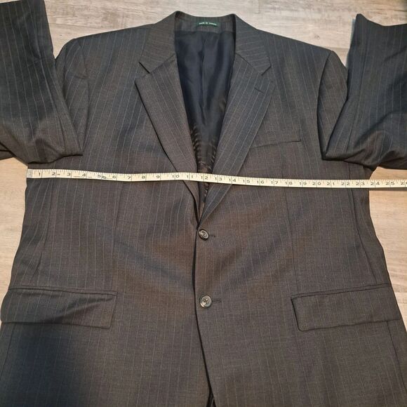 Lauren Ralph Lauren Men's 47R Pinstripe 100% Wool Blazer Sport Coat Jacket - Picture 16 of 16